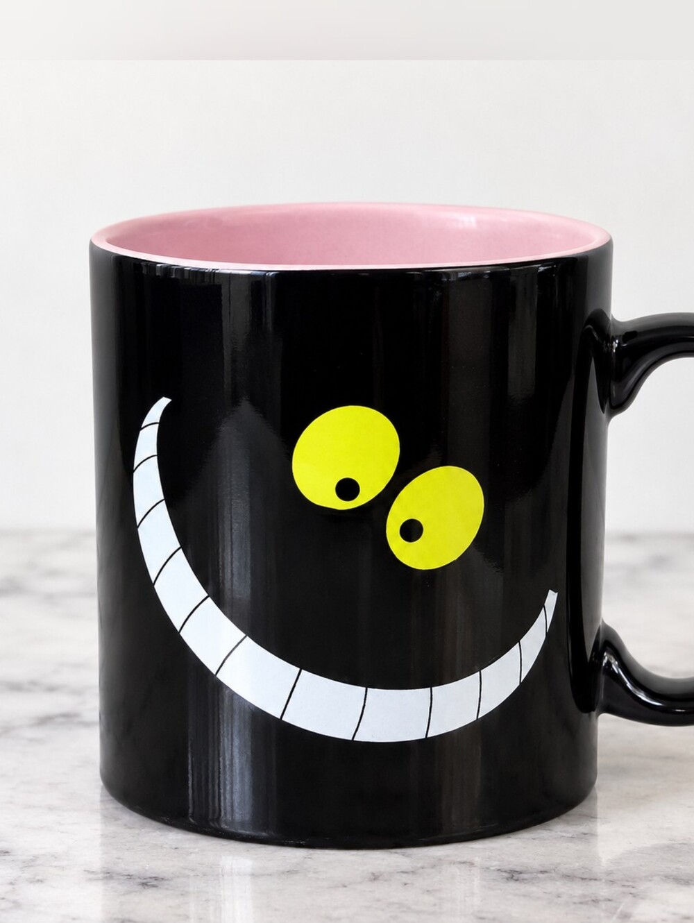 Disney Cheshire Cat Heat Reveal Mug 20 Oz Alice in Wonderland Silver Buffalo